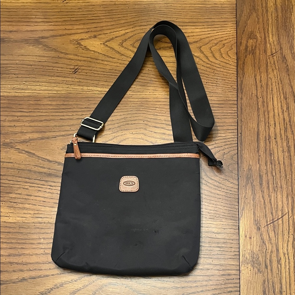 Bric's Milano Black Nylon‎ Crossbody Bag